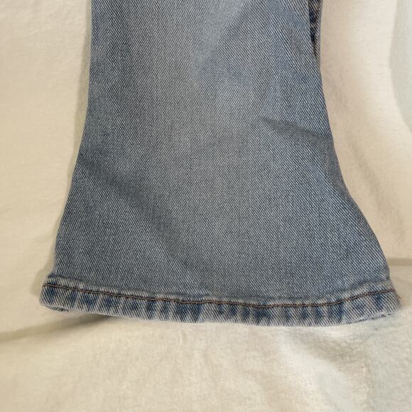 Vintage Mudd Clothing Women's Flare Blue Jeans size 1- Sm Stain, Missing Deco. - Picture 8 of 14